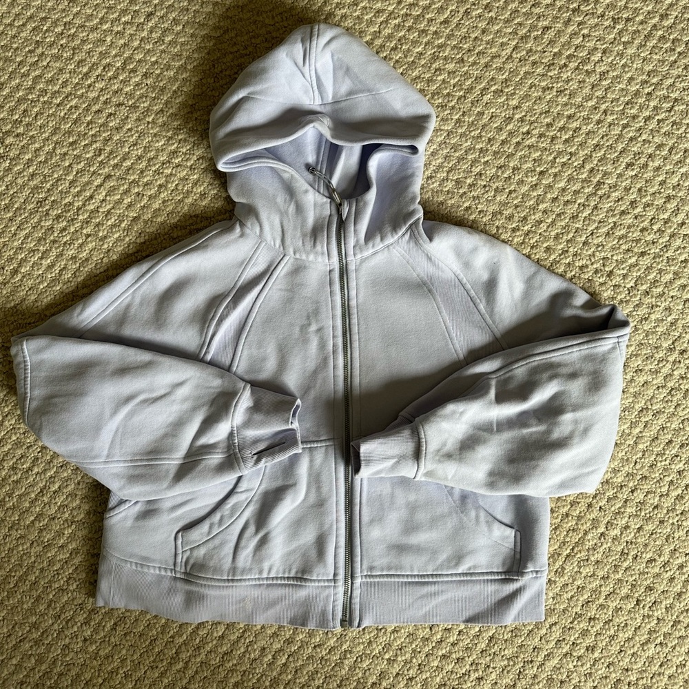 lululemon Scuba Oversized Half-Zip Pastel Blue Size M/L